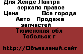 Для Хенде Лантра 1995-99 J2 зеркало правое › Цена ­ 1 300 - Все города Авто » Продажа запчастей   . Тюменская обл.,Тобольск г.